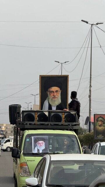 تجمع مردم عراق در حمایت از ایران و رهبر انقلاب