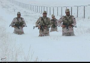 شهادت مرزبان هنگ مرزی سردشت بر اثر سقوط بهمن+تصویر