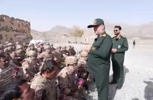 بازدید فرمانده قرارگاه قدس سپاه از مرزهای جنوب‌شرق
