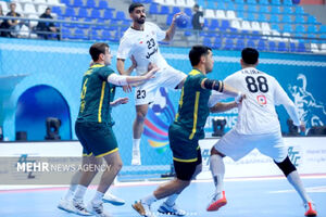 تیم ملی هندبال ایران برابر چین شکست خورد