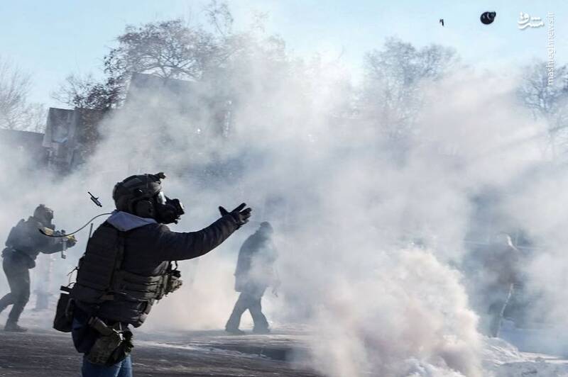 عکس/ میدان جنگ مینیاپولیس