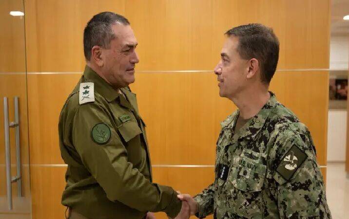 دیدار فرمانده سنتکام با رئیس ستاد کل ارتش اسرائیل