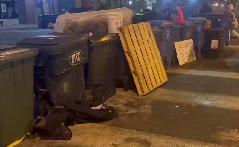  تدابیر معترضان در مینیاپولیس برای مقابله با پلیس آمریکا