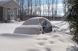 نیارق اردبیل سفیدپوش شد