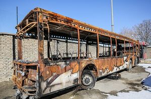 خسارات اغتشاشات اخیر به اموال و اماکن عمومی درهمدان