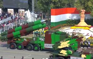 نمایش قدرت نظامی هند در رژه روز جمهوری