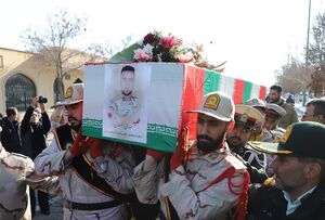 عکس/ تشییع پیکر شهید مرزبانی در تبریز