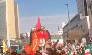 تشییع پیکر شهید مهدی ظریف در مشهد