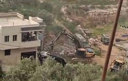  تخریب خانه یک فلسطینی در روستای برطعه