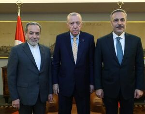 دیدار وزیر امور خارجه کشورمان با اردوغان