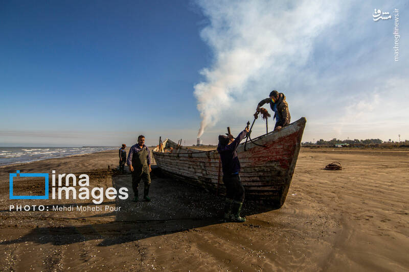 عکس/ صید ماهی در خزر