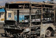 روایت راننده اتوبوس از نحوه آتش گرفتن خودرویش در اغتشاشات