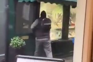 فیلم/ سرقت عجیب از یک جواهرفروشی در لندن
