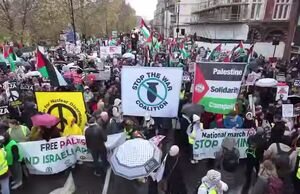تظاهرات ضدصهیونیستی در لندن