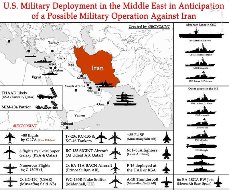 وحشت آمریکا از پاسخ تمام عیار ایران و آسیب گسترده به منافع منطقه‌ای/ چرا ترامپ از صدور دستور حمله به ایران پشیمان شد؟ +تصاویر و اینفوگرافی