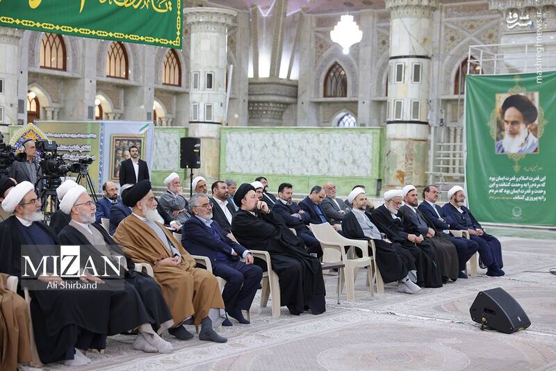 عکس/ حضور رئیس و مسئولان عالی قضایی در حرم امام خمینی(ره)