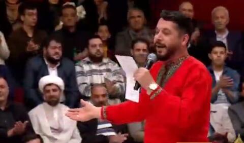 مولودی خوانی پرشور با لهجه زیبای کرمانجی در مهدیه معلی