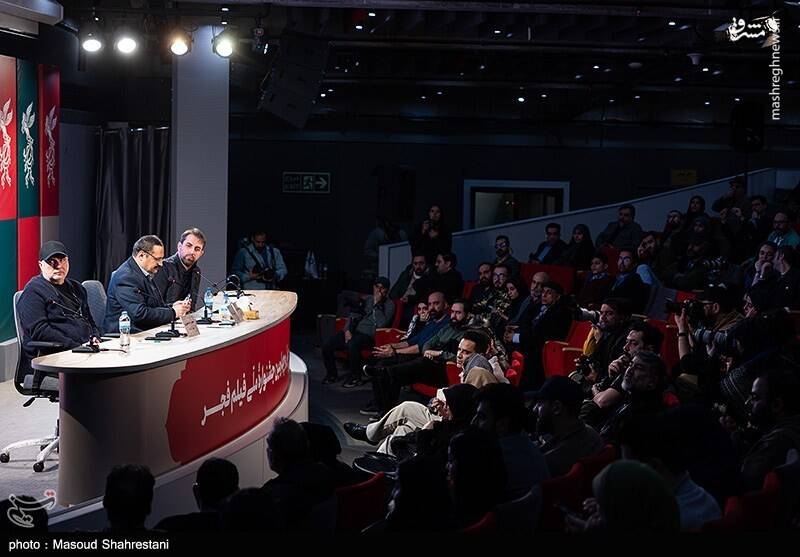 نشست خبری فیلم «اسکورت» در سومین روز از چهل و چهارمین جشنواره فیلم فجر