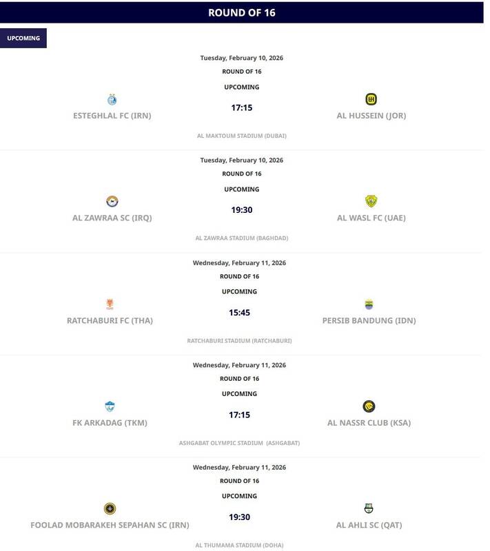 لیگ قهرمانان آسیا 2 , کنفدراسیون فوتبال آسیا (AFC) , استقلال , تیم فوتبال سپاهان اصفهان ,