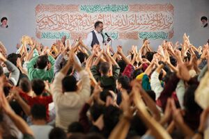 شب نیمه شعبان در هیئت رایه‌العباس(ع)