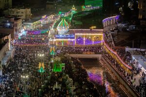 مقام صاحب‌الزمان(عج) کربلا در شب نیمه شعبان