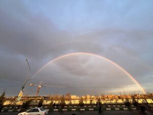 تصویری زیبا از بلوار پیامبر اعظم قم