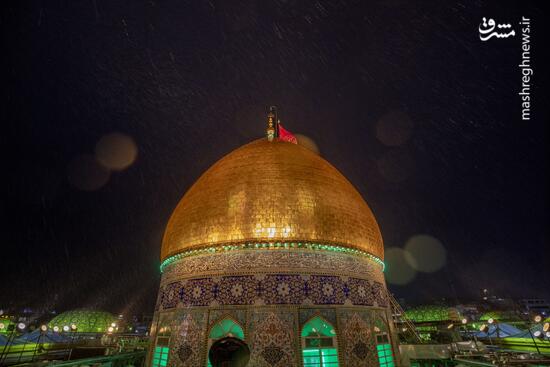 بارش رحمت الهی در بهشت روی زمین