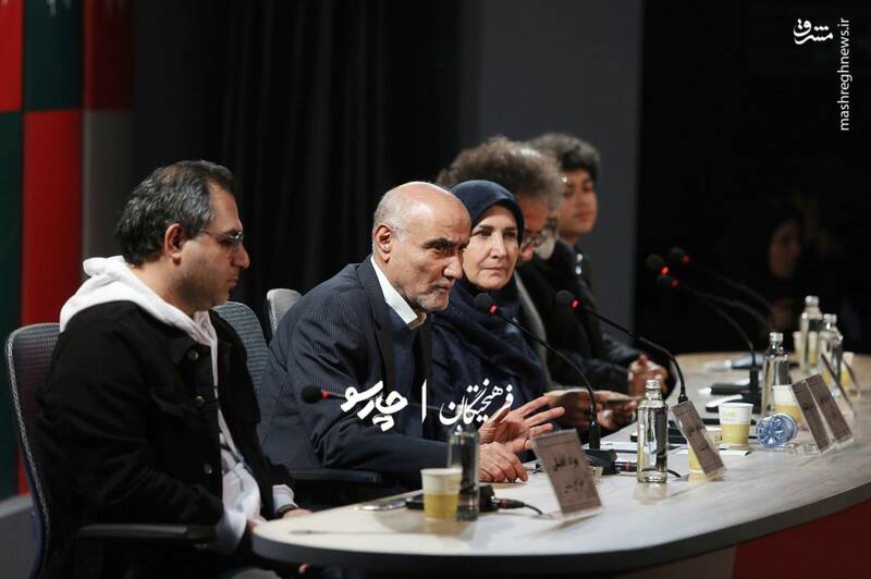نشست خبری فیلم سینمایی «سرزمین فرشته‌ها» در چهارمین روز از چهل و چهارمین جشنواره فیلم فجر