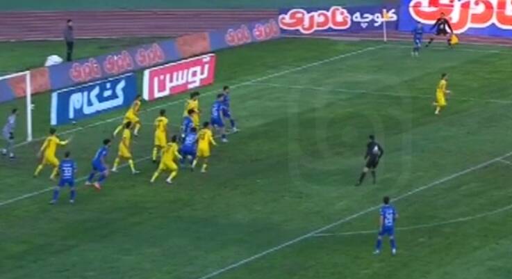 فیلم/گل اول استقلال به شمس آذر توسط جلالی(45)