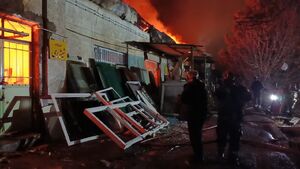 آتش‌سوزی کارگاه چوب‌بری داخل پادگان شماره۲ سماجا