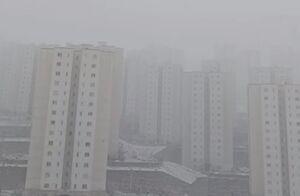 فیلم/ بارش برف در پردیس تهران