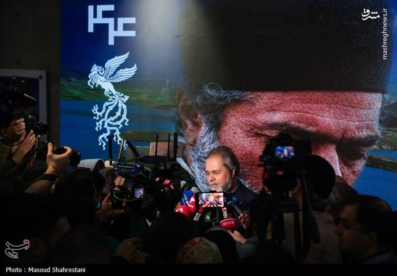 حضور رائد فریدزاده، رئیس سازمان سینمایی در هشتمین روز جشنواره