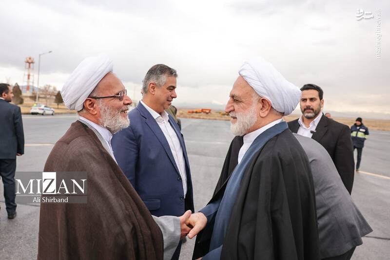 استقبال مقامات استانی در فرودگاه استان مرکزی