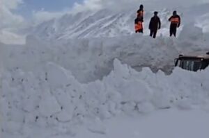 فیلم/ اینجا سیبری نیست گردنه چری کوهرنگ است