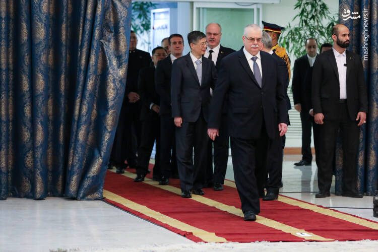 عکس/ مراسم رسمی سلام سفراء به رئیس جمهور