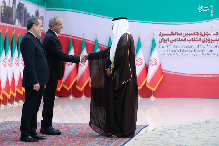 عکس/ مراسم رسمی سلام سفراء به رئیس جمهور