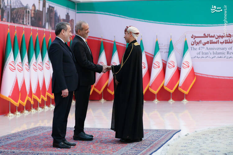 عکس/ مراسم رسمی سلام سفراء به رئیس جمهور