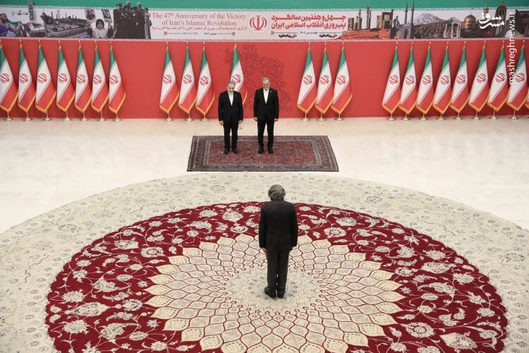 عکس/ مراسم رسمی سلام سفراء به رئیس جمهور