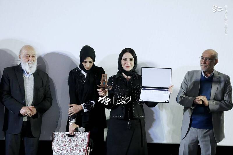 تقدیر از سولاف فواخرجی بازیگر فیلم «سرزمین فرشته‌ها» در دهمین روز چهل‌وچهارمین جشنواره فیلم فجر