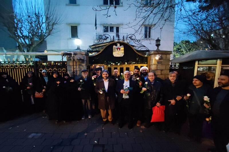 فلسطين،سفارت،اسلامي،حمايت،مراسم،ايران،افتتاح،تاريخي،انقلاب،م ...