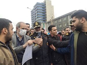 فیلم/ سردار رادان: حضور پرشور امروز مردم، امتداد حماسه ۲۲ دی است