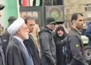 فیلم/ حضور رئیس قوه قضاییه در راهپیمایی ۲۲ بهمن