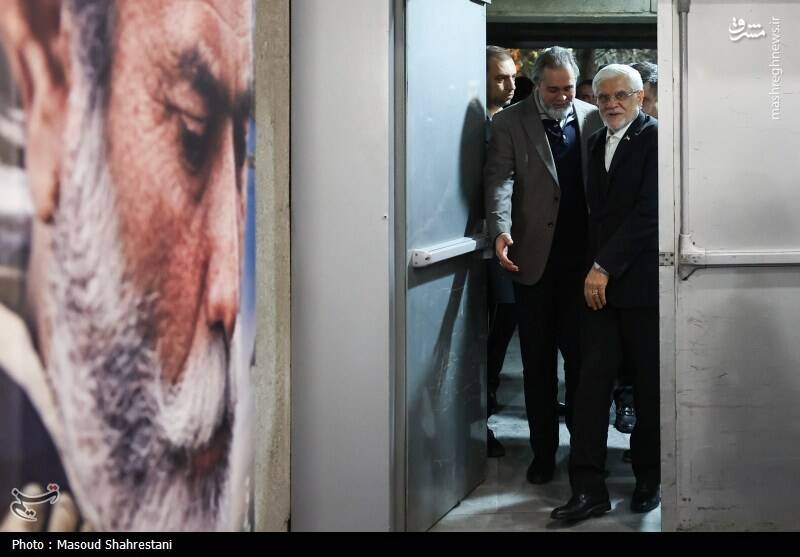 حضور محمدرضا عارف معاون اول رئیس جمهور در آخرین روز چهل‌وچهارمین جشنواره فیلم فجر