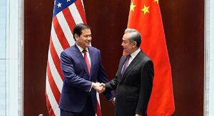 دیدار وانگ یی و مارکو روبیو در مونیخ