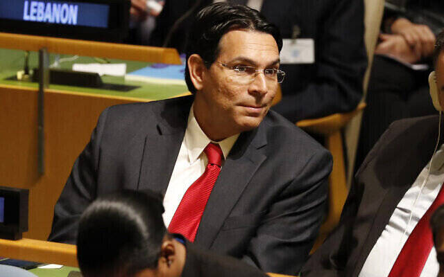 حمله سفیر اسرائیل در سازمان ملل به ترکیه