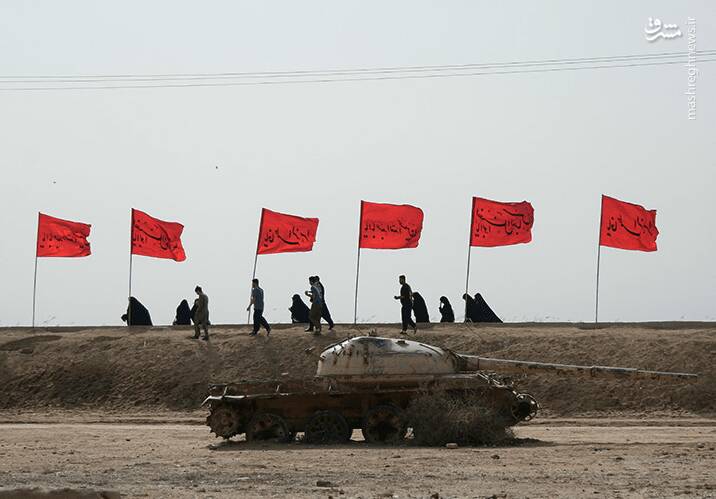 عکس/ یادمان علقمه خرمشهر میزبان کاروان‌های راهیان نور