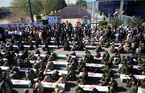 ورود پیکر ۸۵ شهید گمنام از مرز آبی اروند رود به کشور