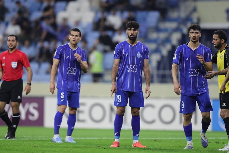 استقلال،تيم،بازي،الحسين،نتيجه،مرحله،ليگ،ديدار،برگشت،بازيكنان ...