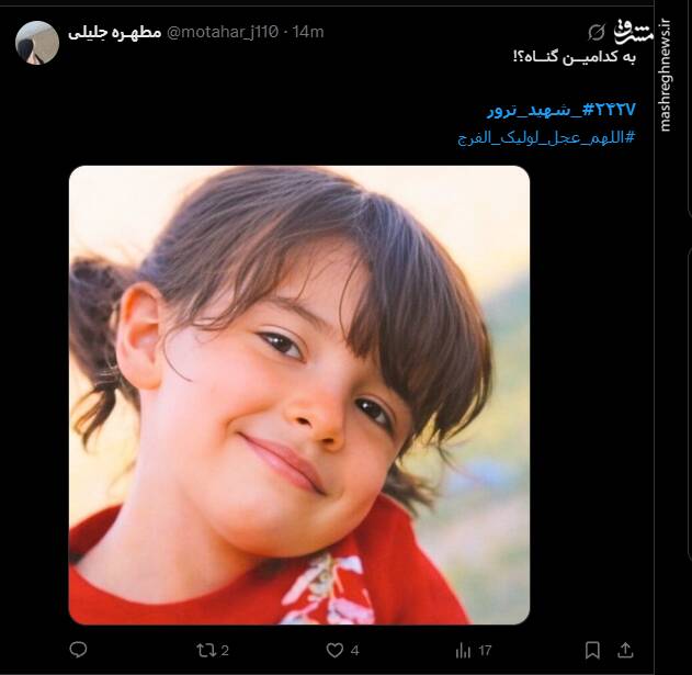 واکنش کاربران فضای مجازی به اربعین شهدای حوادث دی ماه