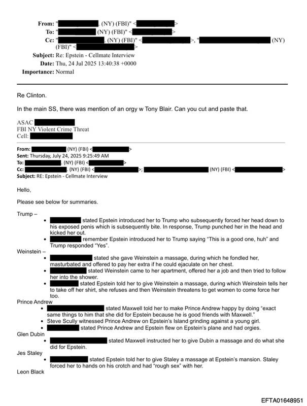 جزییات دیگری از همدستی شیطانی ترامپ با اپستین/ قربانی ۱۳ ساله‌ی ترامپ به FBI گزارش داده بود +تصاویر